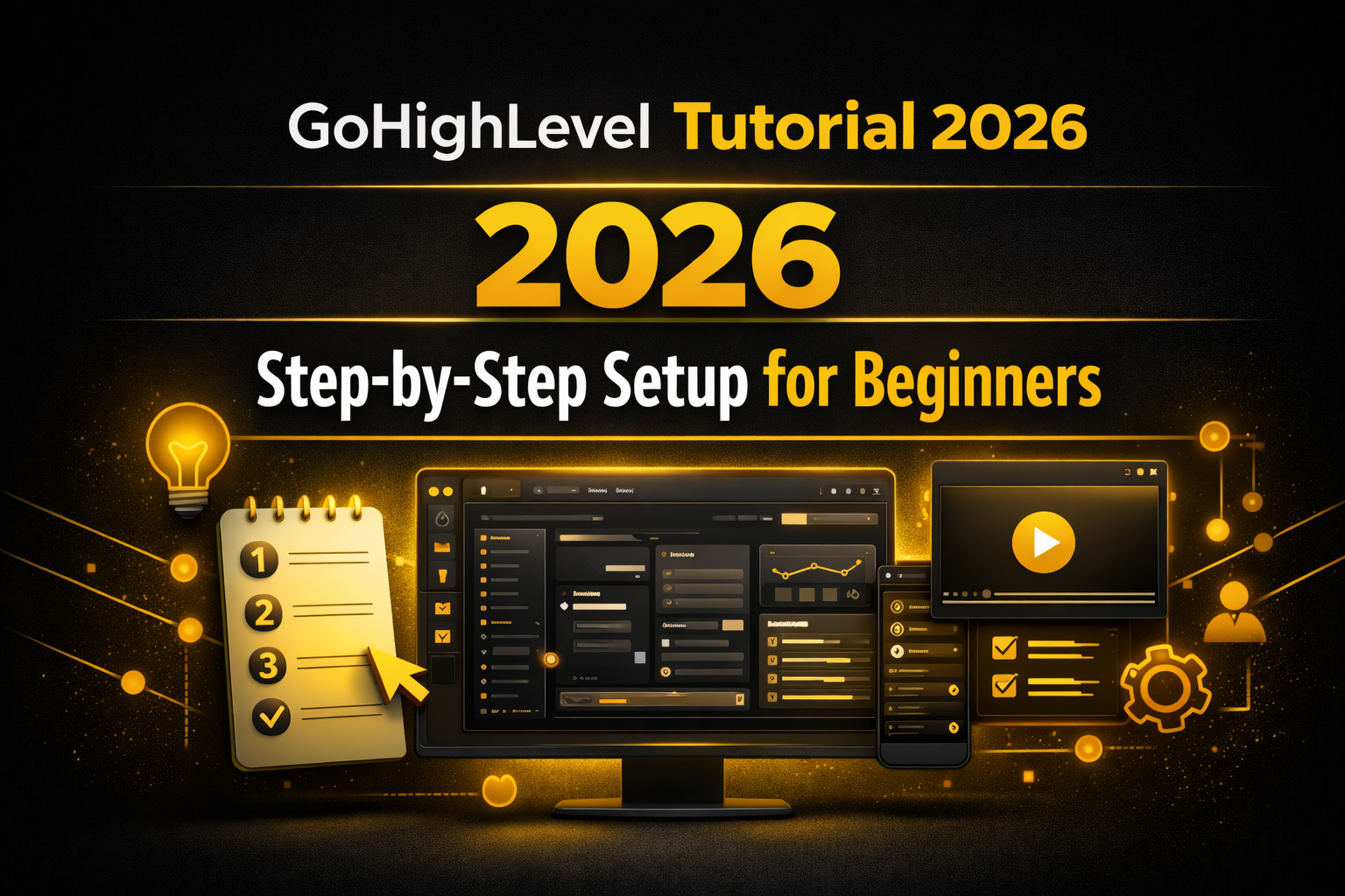 GoHighLevel Tutorial 2026: Step-by-Step Setup for Beginners