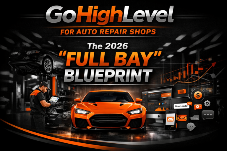 GoHighLevel for Auto Repair Shops: The 2026 “Full Bay” Blueprint