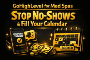GoHighLevel for Med Spas: Stop No-Shows & Fill Your Calendar