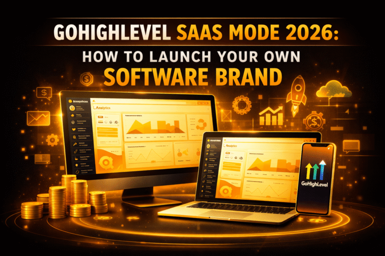 GoHighLevel SaaS Mode 2026: How to Launch Your Own Software Brand