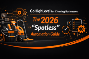 GoHighLevel for Cleaning Businesses: The 2026 "Spotless" Automation Guide