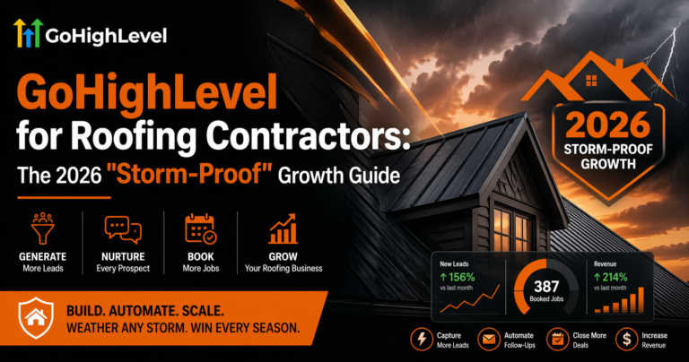 GoHighLevel for Roofing Contractors The 2026 Storm-Proof Growth Guide